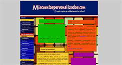 Desktop Screenshot of miscuentospersonalizados.com