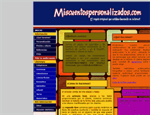 Tablet Screenshot of miscuentospersonalizados.com